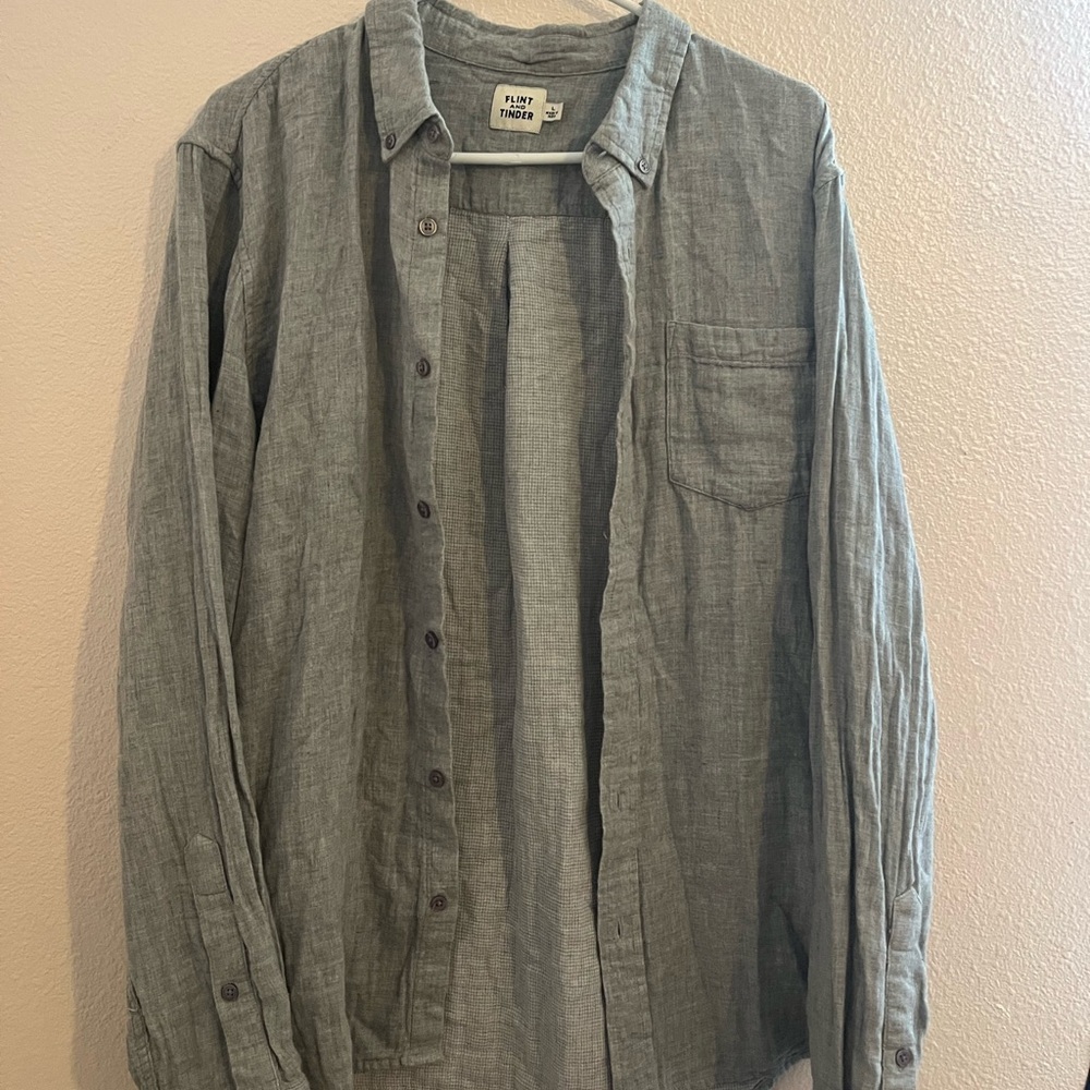 Flint And Tinder Huckleberry Grey Snapshirt